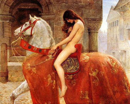 Lady Godiva, Berkuda Telanjang Demi Rakyat